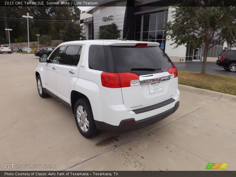Summit White / Light Titanium 2013 GMC Terrain SLE