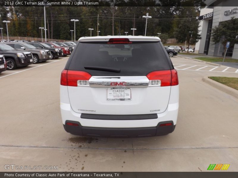 Summit White / Light Titanium 2013 GMC Terrain SLE