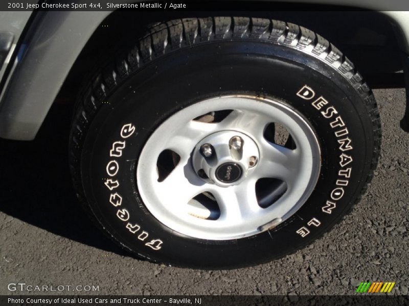 Silverstone Metallic / Agate 2001 Jeep Cherokee Sport 4x4