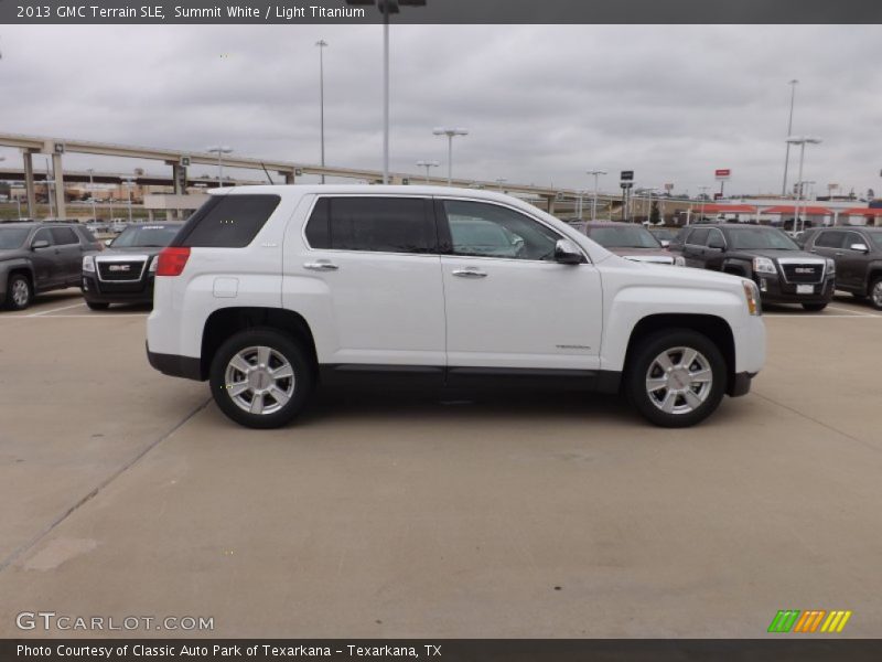 Summit White / Light Titanium 2013 GMC Terrain SLE