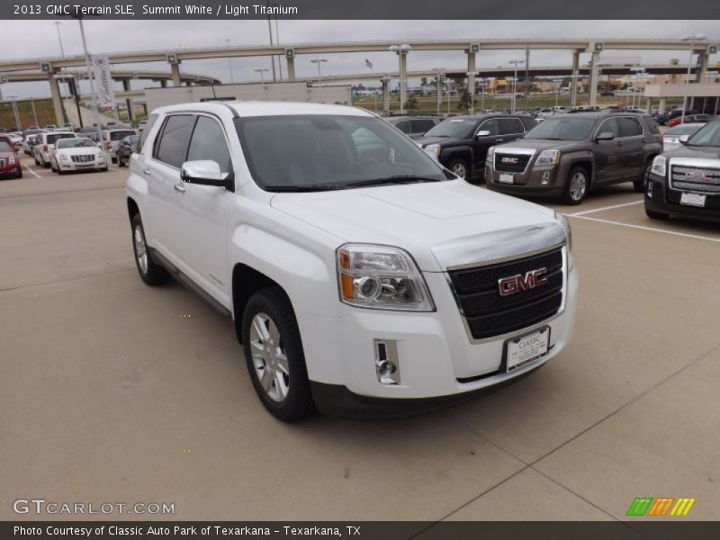 Summit White / Light Titanium 2013 GMC Terrain SLE