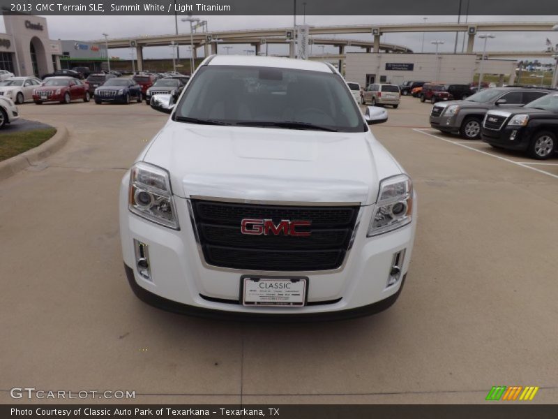 Summit White / Light Titanium 2013 GMC Terrain SLE
