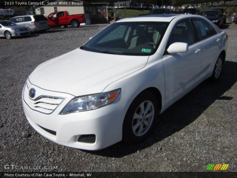 Super White / Bisque 2010 Toyota Camry LE