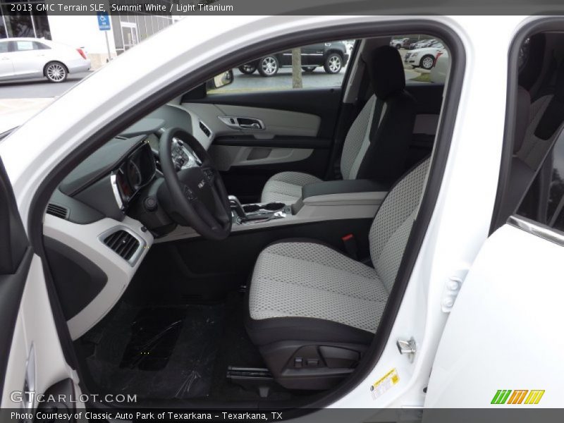 Summit White / Light Titanium 2013 GMC Terrain SLE