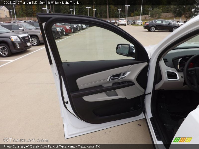 Summit White / Light Titanium 2013 GMC Terrain SLE
