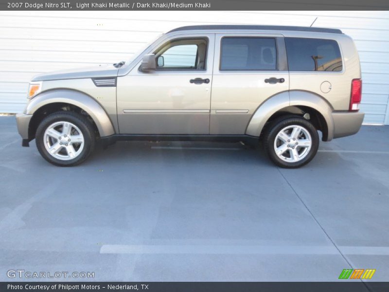 Light Khaki Metallic / Dark Khaki/Medium Khaki 2007 Dodge Nitro SLT