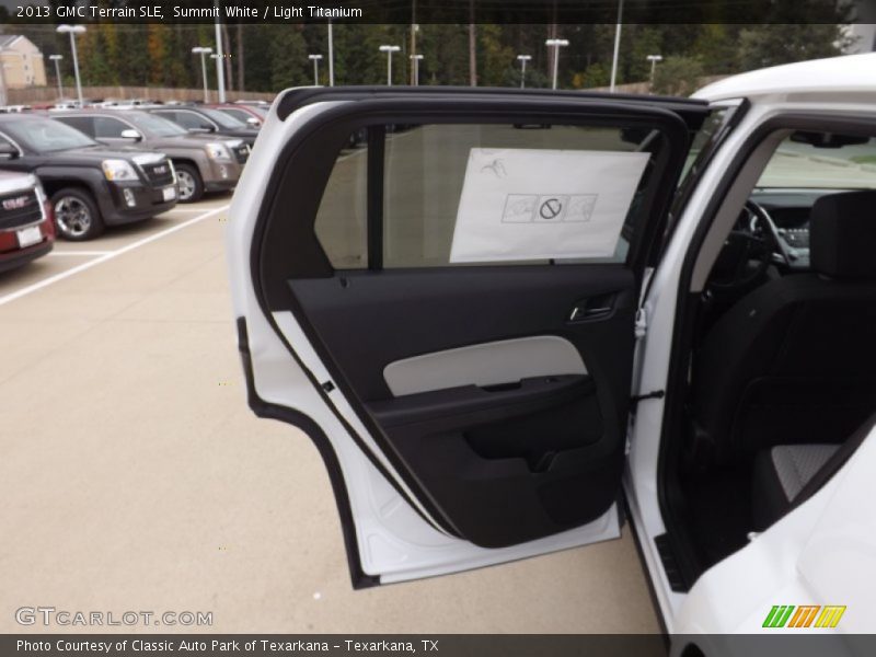 Summit White / Light Titanium 2013 GMC Terrain SLE