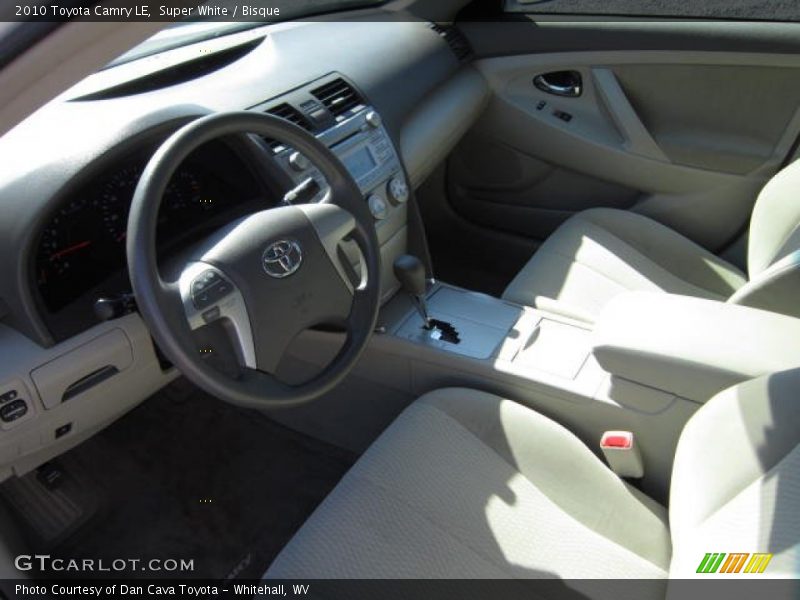 Super White / Bisque 2010 Toyota Camry LE