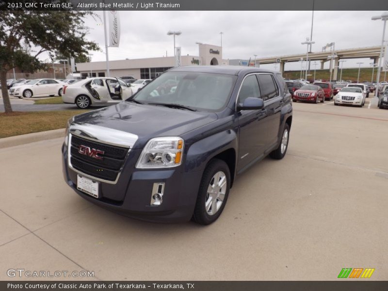 Atlantis Blue Metallic / Light Titanium 2013 GMC Terrain SLE