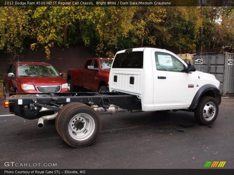 Bright White / Dark Slate/Medium Graystone 2012 Dodge Ram 4500 HD ST Regular Cab Chassis