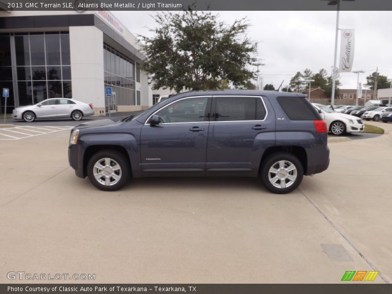 Atlantis Blue Metallic / Light Titanium 2013 GMC Terrain SLE