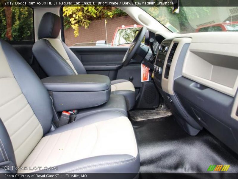 Bright White / Dark Slate/Medium Graystone 2012 Dodge Ram 4500 HD ST Regular Cab Chassis