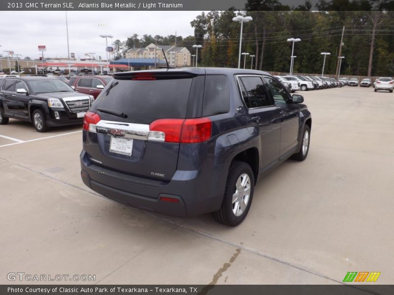 Atlantis Blue Metallic / Light Titanium 2013 GMC Terrain SLE
