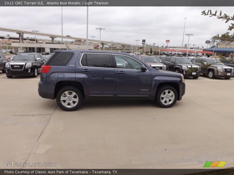 Atlantis Blue Metallic / Light Titanium 2013 GMC Terrain SLE
