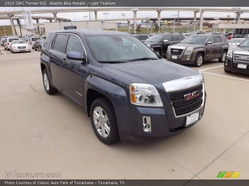 Atlantis Blue Metallic / Light Titanium 2013 GMC Terrain SLE