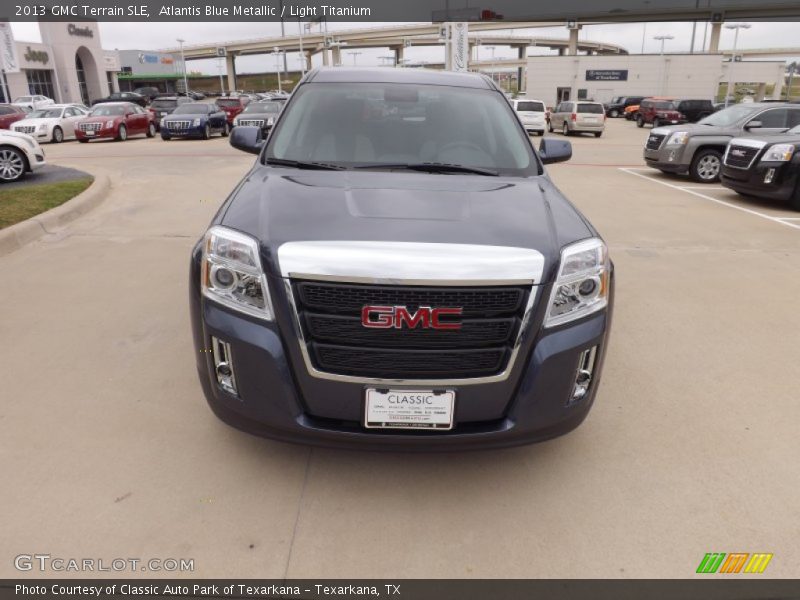 Atlantis Blue Metallic / Light Titanium 2013 GMC Terrain SLE