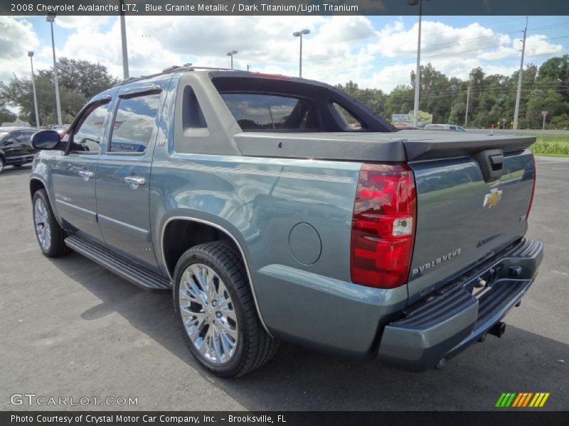 Blue Granite Metallic / Dark Titanium/Light Titanium 2008 Chevrolet Avalanche LTZ