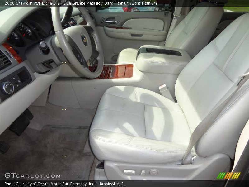 Blue Granite Metallic / Dark Titanium/Light Titanium 2008 Chevrolet Avalanche LTZ