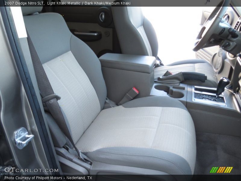 Light Khaki Metallic / Dark Khaki/Medium Khaki 2007 Dodge Nitro SLT