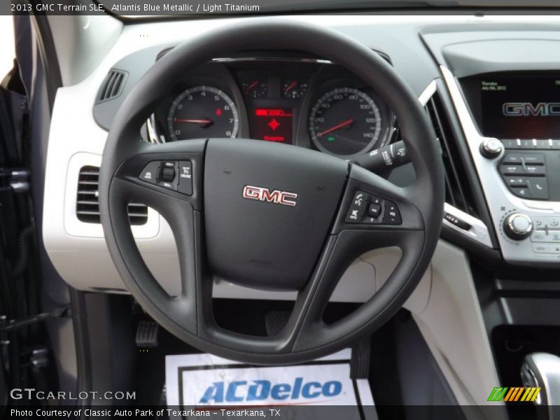 Atlantis Blue Metallic / Light Titanium 2013 GMC Terrain SLE