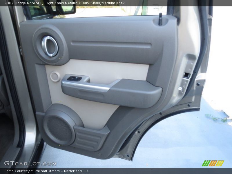 Light Khaki Metallic / Dark Khaki/Medium Khaki 2007 Dodge Nitro SLT