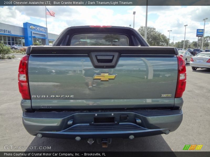 Blue Granite Metallic / Dark Titanium/Light Titanium 2008 Chevrolet Avalanche LTZ