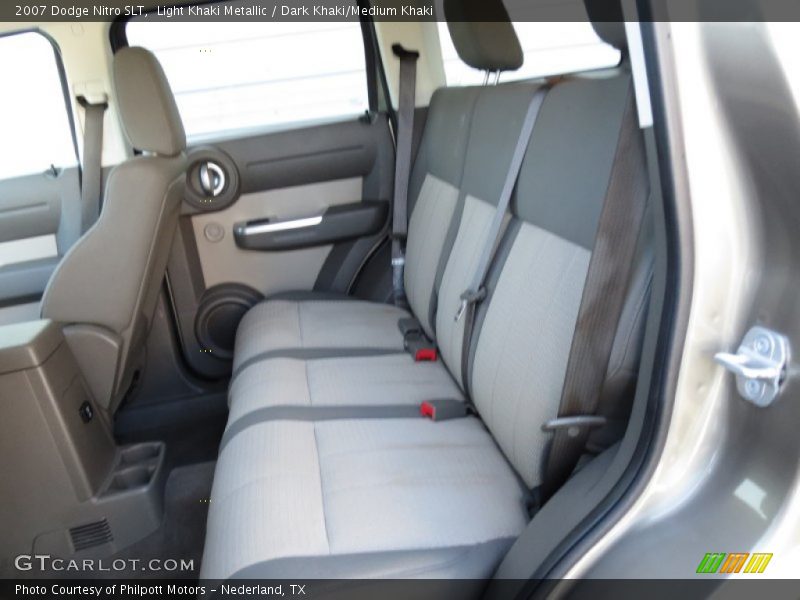 Light Khaki Metallic / Dark Khaki/Medium Khaki 2007 Dodge Nitro SLT