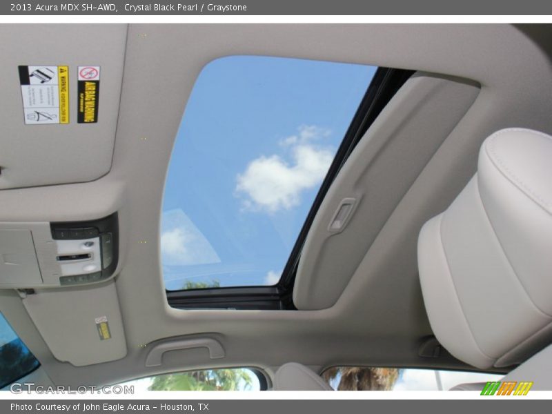 Crystal Black Pearl / Graystone 2013 Acura MDX SH-AWD