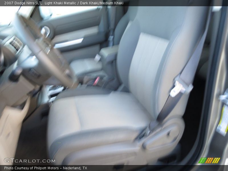 Light Khaki Metallic / Dark Khaki/Medium Khaki 2007 Dodge Nitro SLT