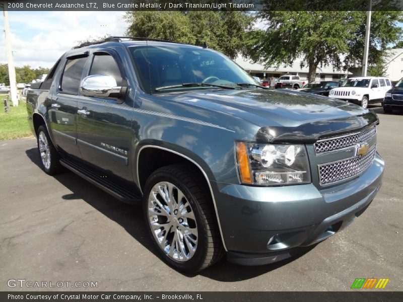 Blue Granite Metallic / Dark Titanium/Light Titanium 2008 Chevrolet Avalanche LTZ