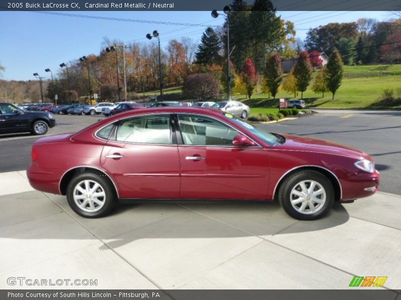 Cardinal Red Metallic / Neutral 2005 Buick LaCrosse CX