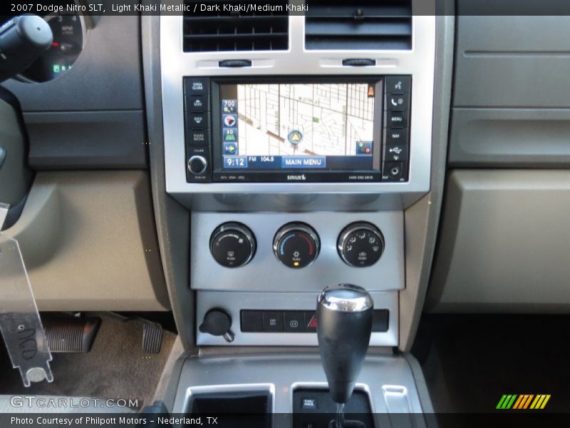 Light Khaki Metallic / Dark Khaki/Medium Khaki 2007 Dodge Nitro SLT