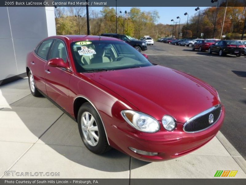 Cardinal Red Metallic / Neutral 2005 Buick LaCrosse CX