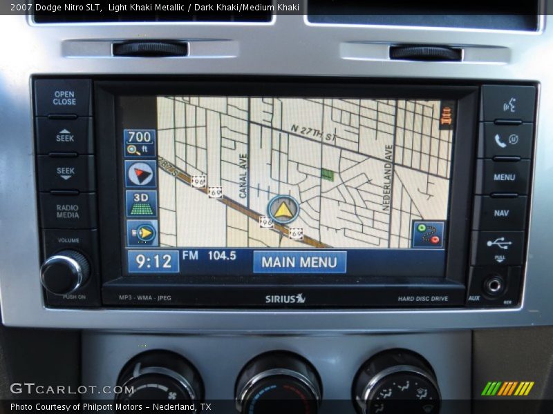 Light Khaki Metallic / Dark Khaki/Medium Khaki 2007 Dodge Nitro SLT