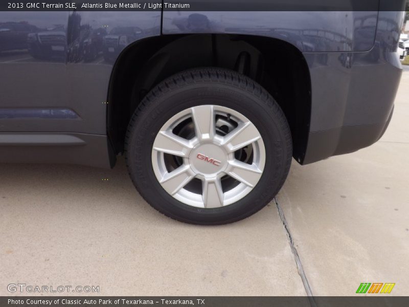Atlantis Blue Metallic / Light Titanium 2013 GMC Terrain SLE