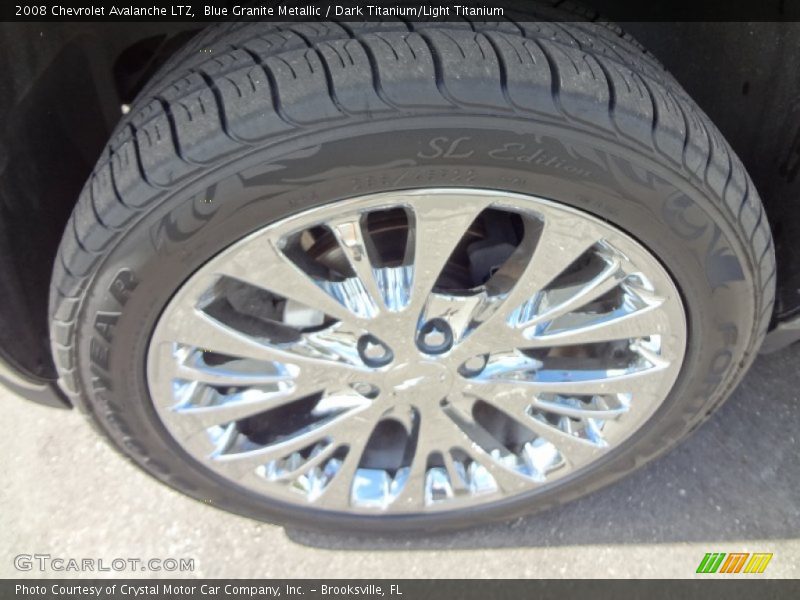 Blue Granite Metallic / Dark Titanium/Light Titanium 2008 Chevrolet Avalanche LTZ