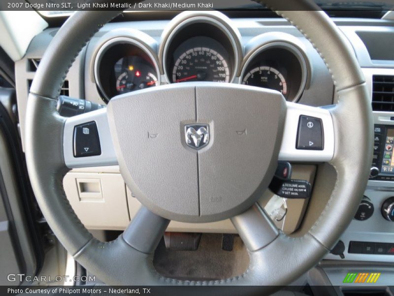 Light Khaki Metallic / Dark Khaki/Medium Khaki 2007 Dodge Nitro SLT