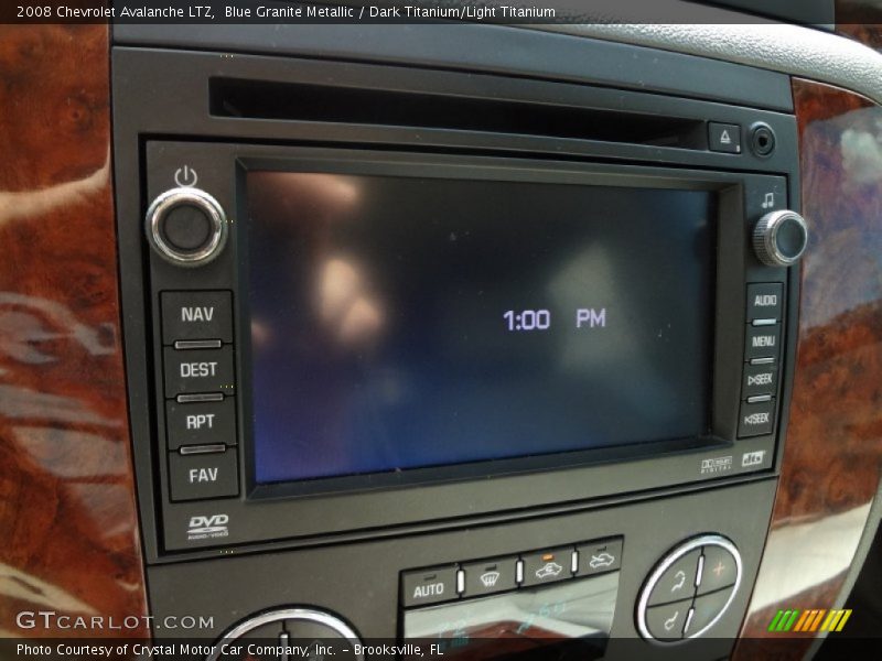 Blue Granite Metallic / Dark Titanium/Light Titanium 2008 Chevrolet Avalanche LTZ