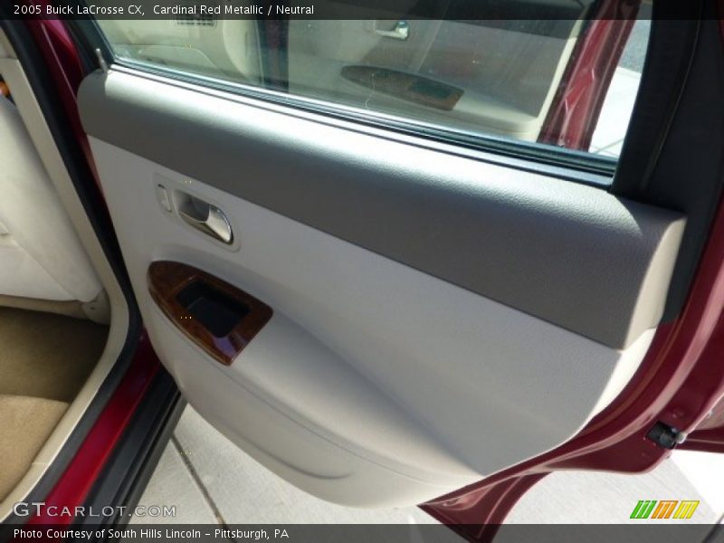 Cardinal Red Metallic / Neutral 2005 Buick LaCrosse CX