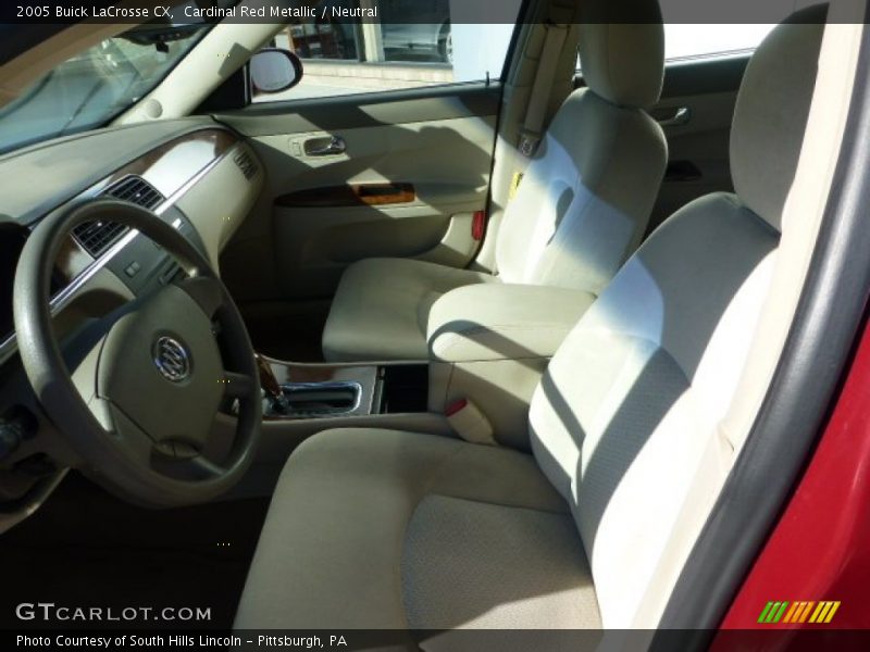 Cardinal Red Metallic / Neutral 2005 Buick LaCrosse CX