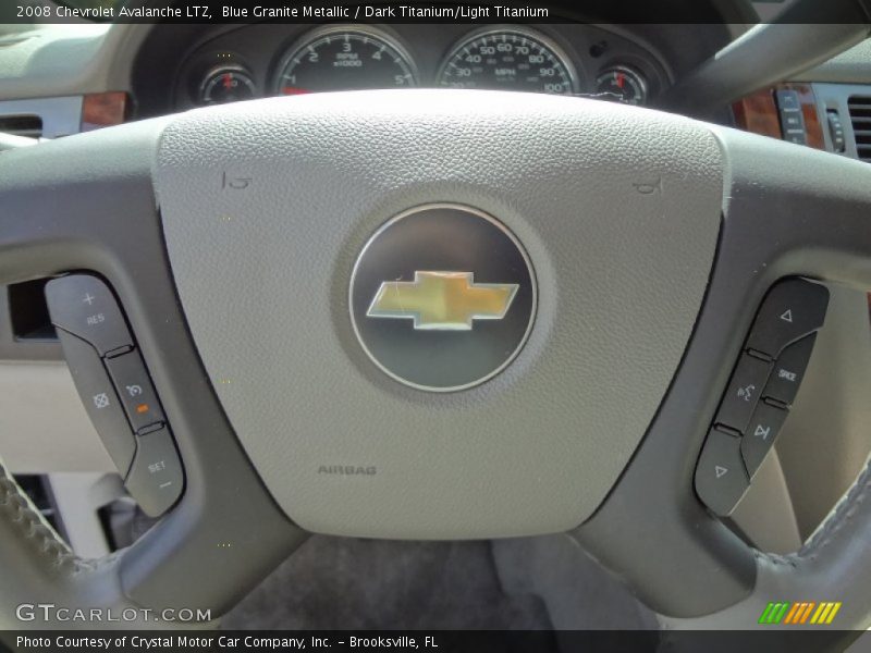 Blue Granite Metallic / Dark Titanium/Light Titanium 2008 Chevrolet Avalanche LTZ