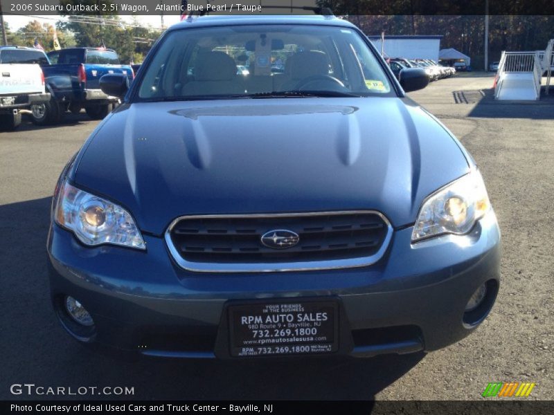 Atlantic Blue Pearl / Taupe 2006 Subaru Outback 2.5i Wagon