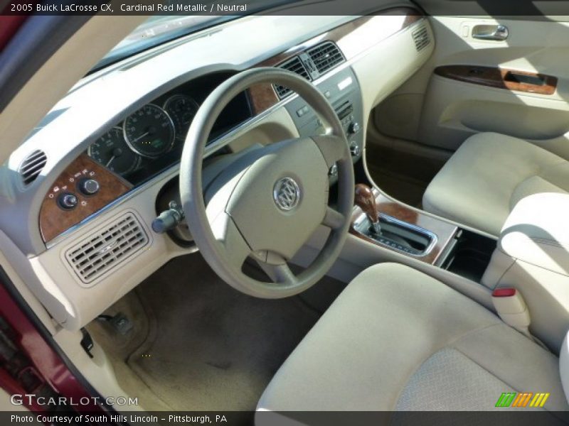 Cardinal Red Metallic / Neutral 2005 Buick LaCrosse CX