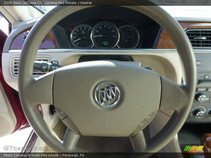 Cardinal Red Metallic / Neutral 2005 Buick LaCrosse CX