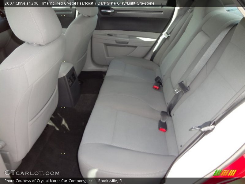 Inferno Red Crystal Pearlcoat / Dark Slate Gray/Light Graystone 2007 Chrysler 300