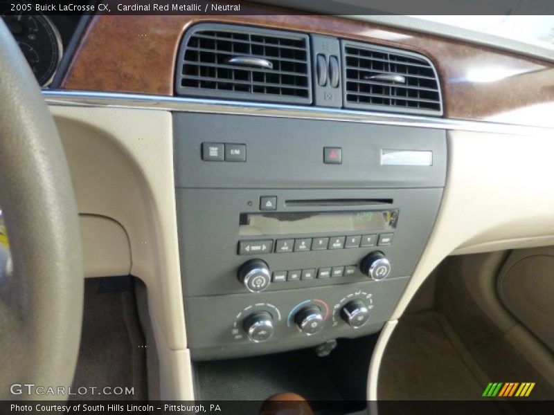 Cardinal Red Metallic / Neutral 2005 Buick LaCrosse CX