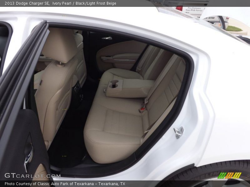Ivory Pearl / Black/Light Frost Beige 2013 Dodge Charger SE