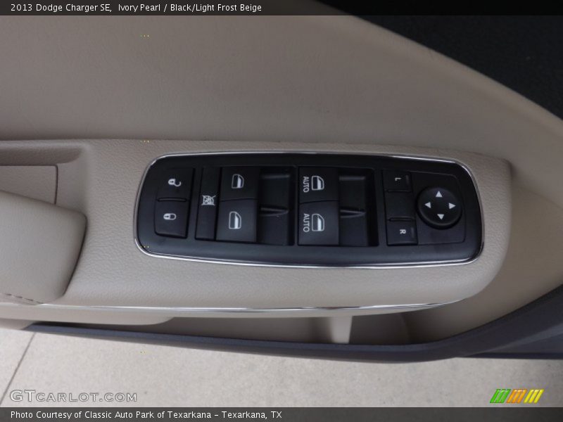 Ivory Pearl / Black/Light Frost Beige 2013 Dodge Charger SE
