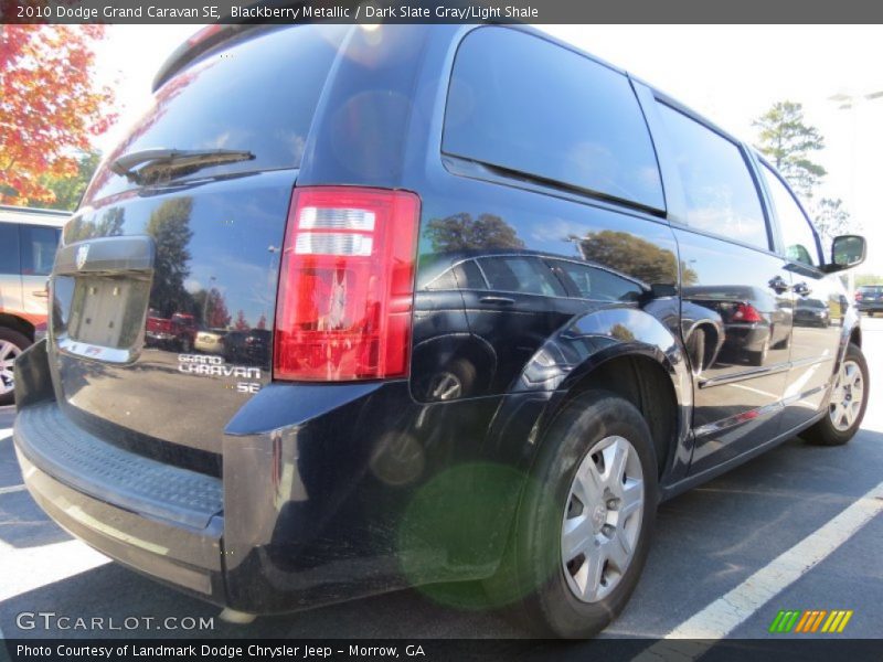 Blackberry Metallic / Dark Slate Gray/Light Shale 2010 Dodge Grand Caravan SE