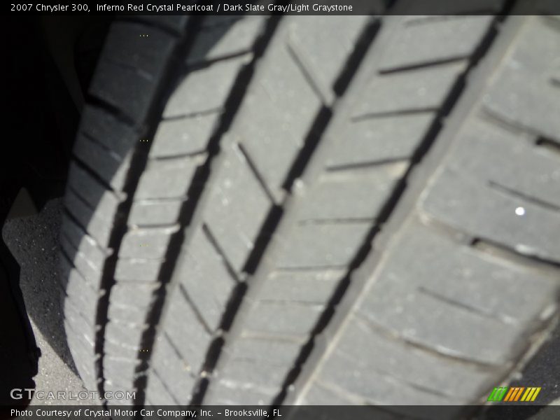 Inferno Red Crystal Pearlcoat / Dark Slate Gray/Light Graystone 2007 Chrysler 300